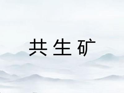 共生矿 共生矿