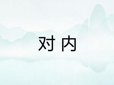 对内
