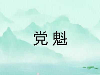 党魁 党魁