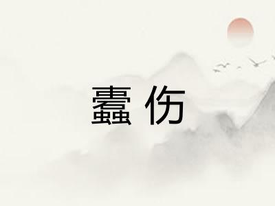 蠹伤