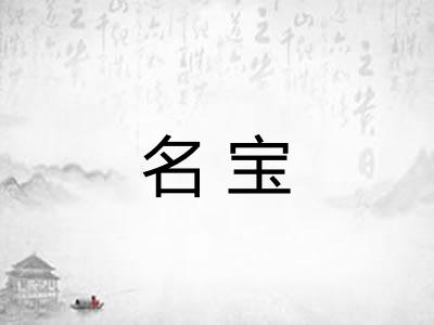 名宝 名宝