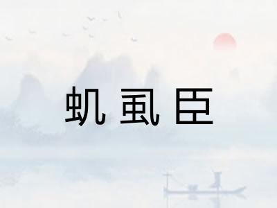虮虱臣