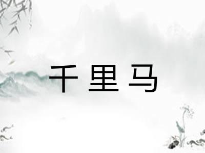 千里马