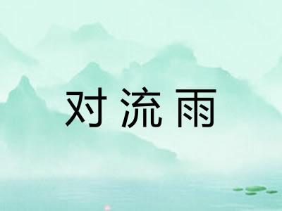 对流雨