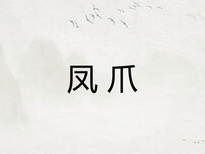凤爪