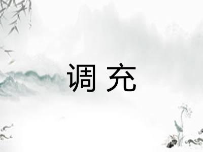 调充