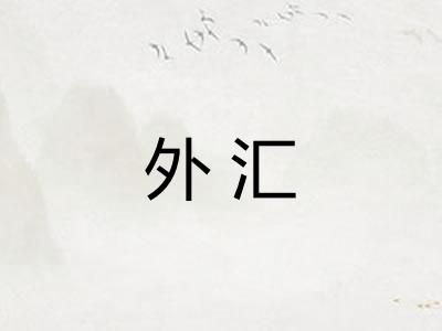 外汇