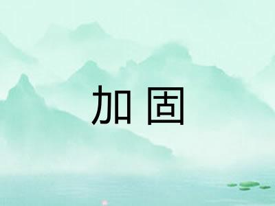 加固