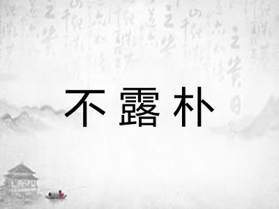 不露朴