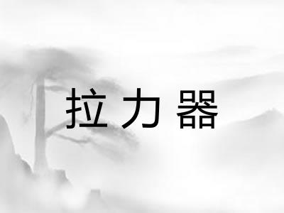 拉力器