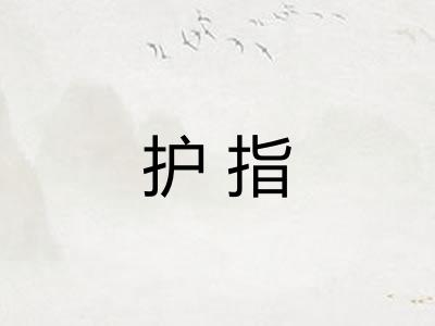 护指 护指