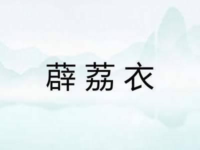薜荔衣 薜荔衣