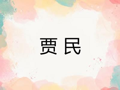 贾民