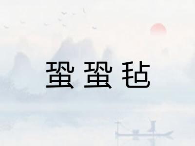 蛩蛩毡