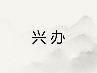 兴办