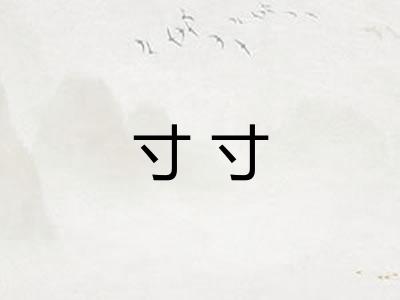 寸寸