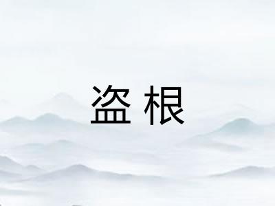 盗根 盗根
