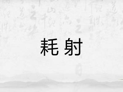 耗射