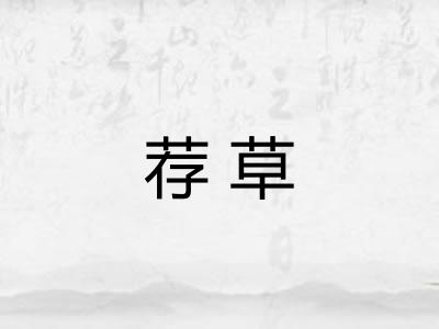 荐草
