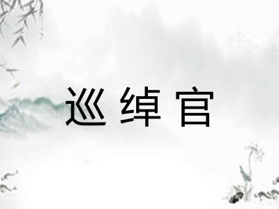巡绰官