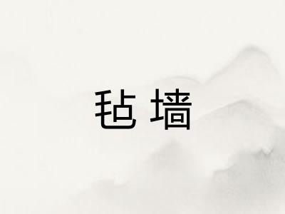 毡墙