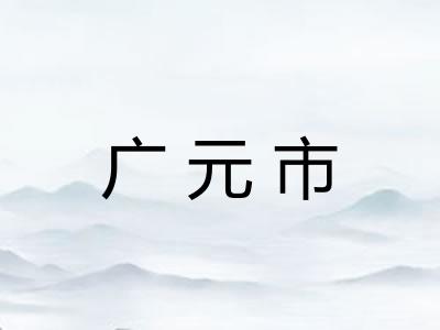 广元市