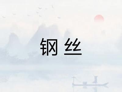 钢丝