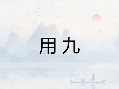 用九 用九