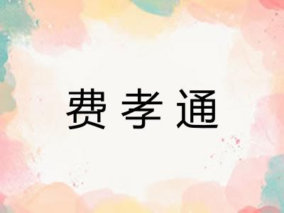 费孝通