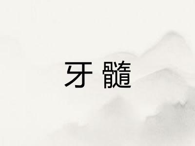 牙髓