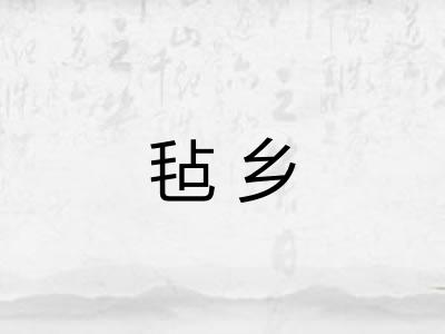 毡乡