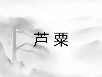芦粟