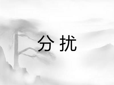 分扰