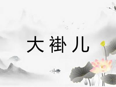 大褂儿 大褂儿