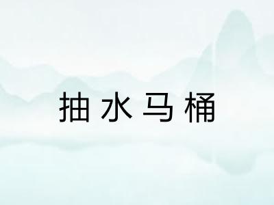 抽水马桶