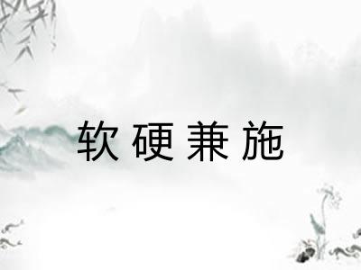 软硬兼施