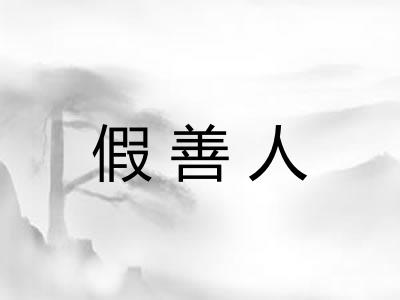 假善人