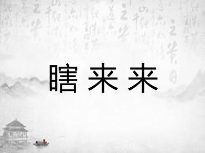 瞎来来
