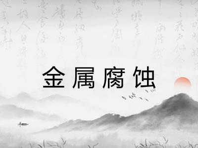 金属腐蚀
