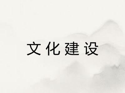 文化建设