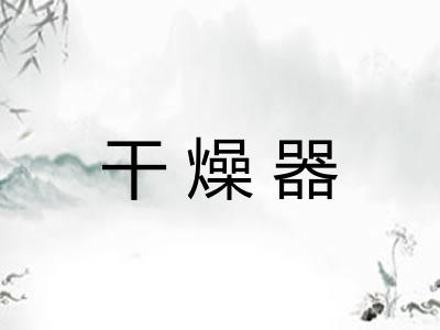 干燥器 干燥器