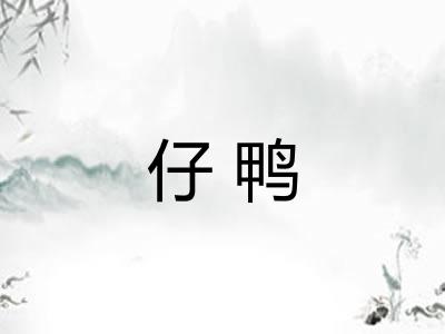 仔鸭