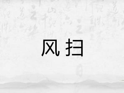 风扫