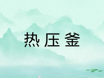热压釜