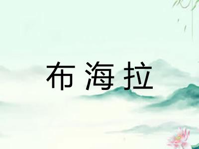 布海拉 布海拉