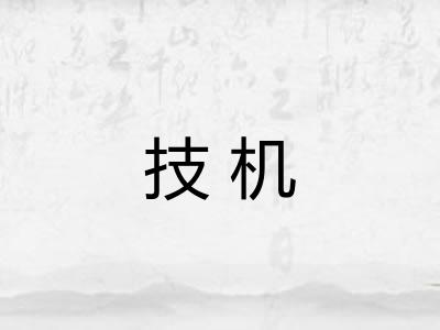 技机 技机