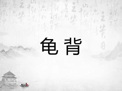 龟背