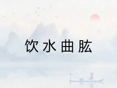 饮水曲肱