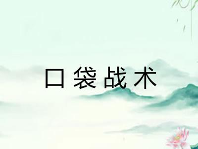 口袋战术