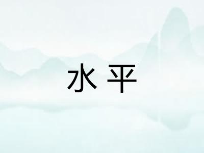 水平 水平
